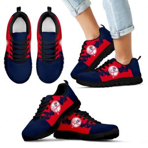 Doodle Line Amazing New York Yankees Sneakers V1