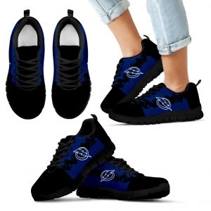 Doodle Line Amazing Tampa Bay Lightning Sneakers V2