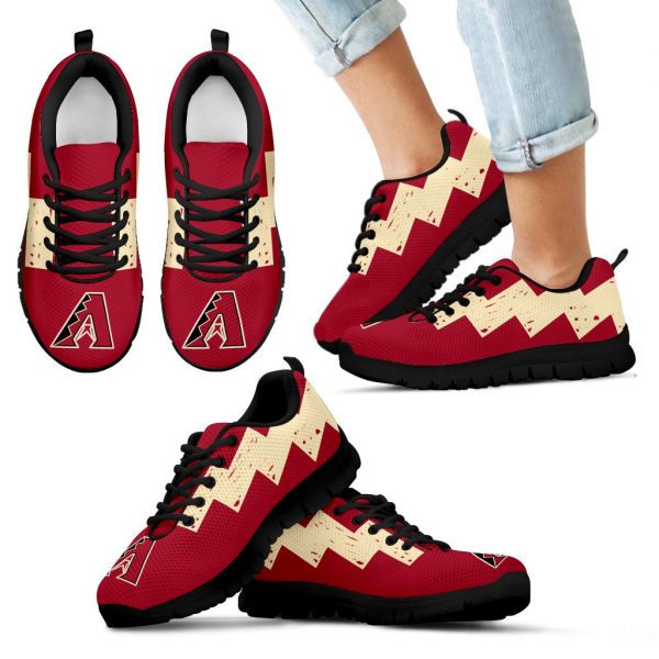 Dragon Flying Fancy Arizona Diamondbacks Logo Sneakers