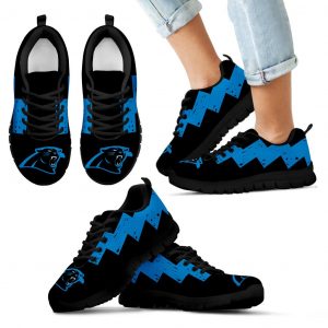 Dragon Flying Fancy Carolina Panthers Logo Sneakers