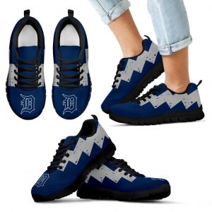 Dragon Flying Fancy Detroit Tigers Logo Sneakers