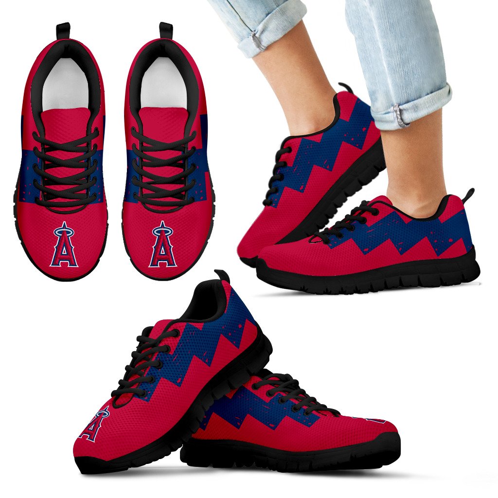 Dragon Flying Fancy Los Angeles Angels Logo Sneakers Dragon Flying Fancy Los Angeles Angels Logo Sneakers