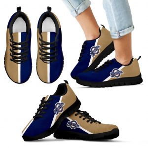 Dynamic Aparted Colours Beautiful Logo Milwaukee Brewers Sneakers