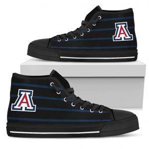 Edge Straight Perfect Circle Arizona Wildcats High Top Shoes