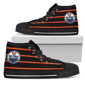 Edge Straight Perfect Circle Edmonton Oilers High Top Shoes