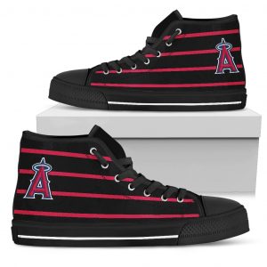 Edge Straight Perfect Circle Los Angeles Angels High Top Shoes