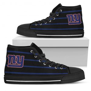 Edge Straight Perfect Circle New York Giants High Top Shoes
