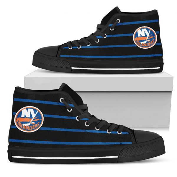 Edge Straight Perfect Circle New York Islanders High Top Shoes
