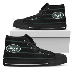 Edge Straight Perfect Circle New York Jets High Top Shoes