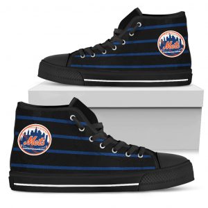 Edge Straight Perfect Circle New York Mets High Top Shoes