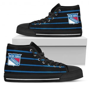 Edge Straight Perfect Circle New York Rangers High Top Shoes