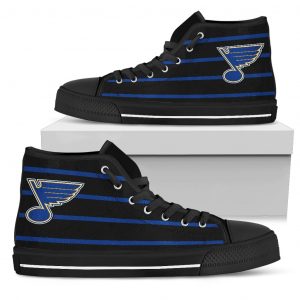 Edge Straight Perfect Circle St. Louis Blues High Top Shoes