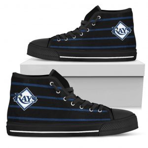 Edge Straight Perfect Circle Tampa Bay Rays High Top Shoes