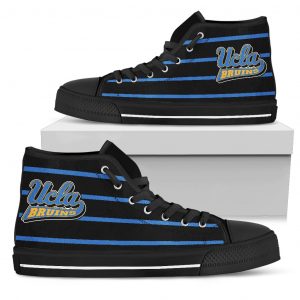 Edge Straight Perfect Circle UCLA Bruins High Top Shoes