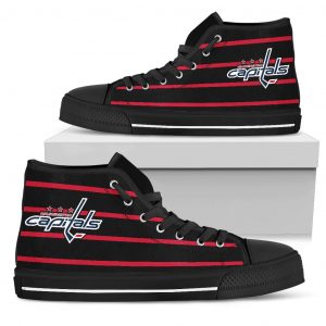 Edge Straight Perfect Circle Washington Capitals High Top Shoes