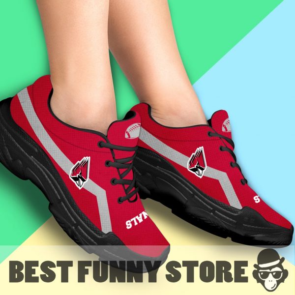 Edition Chunky Sneakers With Line Ball State Cardinals Shoes