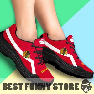 Edition Chunky Sneakers With Line Chicago Blackhawks Shoes
