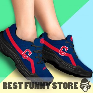 Edition Chunky Sneakers With Line Cleveland Indians Shoes