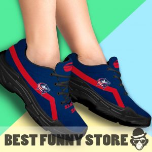 Edition Chunky Sneakers With Line Columbus Blue Jackets Shoes