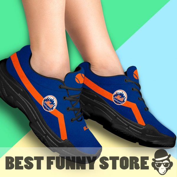 Edition Chunky Sneakers With Line New York Mets Shoes