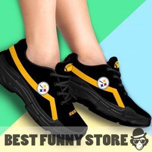 Edition Chunky Sneakers With Line Pittsburgh Steelers Shoes