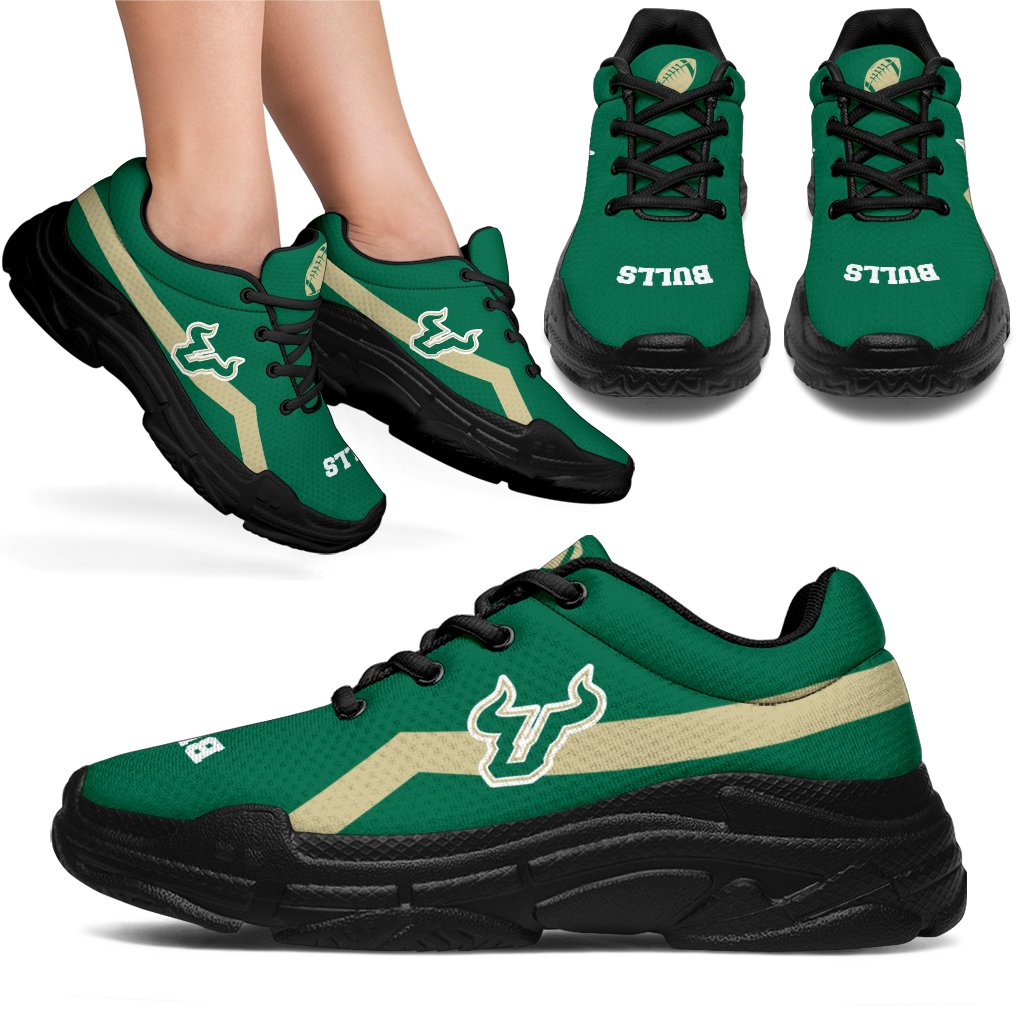 Edition-Chunky-Sneakers-With-Line-South-Florida-Bulls-Shoes-1