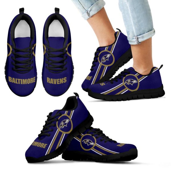 Fall Of Light Baltimore Ravens Sneakers