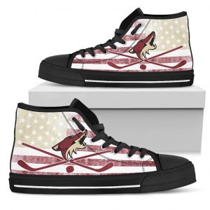 Flag Rugby Arizona Coyotes High Top Shoes