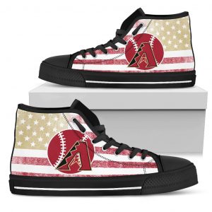 Flag Rugby Arizona Diamondbacks High Top Shoes