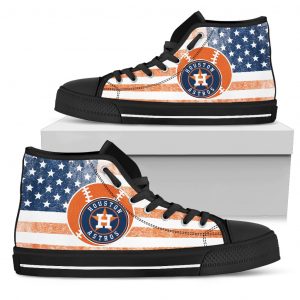 Flag Rugby Houston Astros High Top Shoes