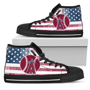 Flag Rugby Los Angeles Angels High Top Shoes
