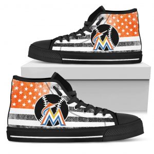 Flag Rugby Miami Marlins High Top Shoes