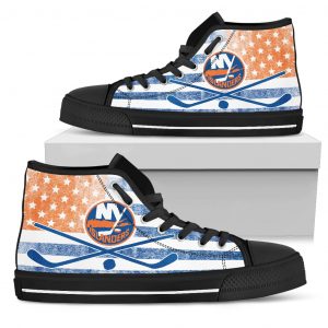 Flag Rugby New York Islanders High Top Shoes