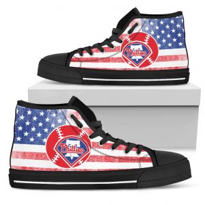 Flag Rugby Philadelphia Phillies High Top Shoes