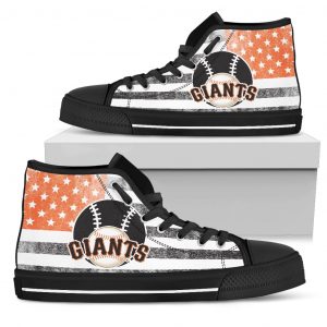 Flag Rugby San Francisco Giants High Top Shoes