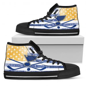 Flag Rugby St. Louis Blues High Top Shoes