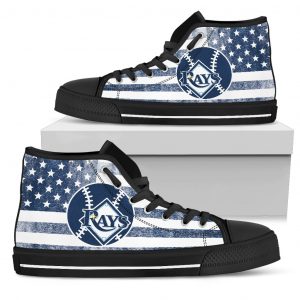 Flag Rugby Tampa Bay Rays High Top Shoes