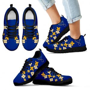 Flowers Pattern St. Louis Blues Sneakers