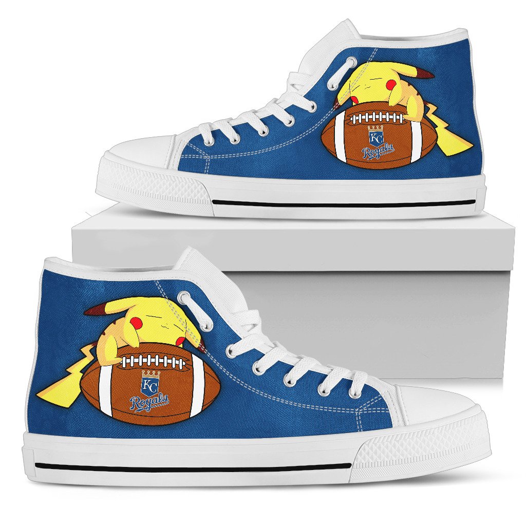 Funny-Pikachu-Laying-On-Ball-Kansas-City-Royals-High-Top-Shoes-1