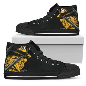 Green Bay Packers Nightmare Freddy Colorful High Top Shoes