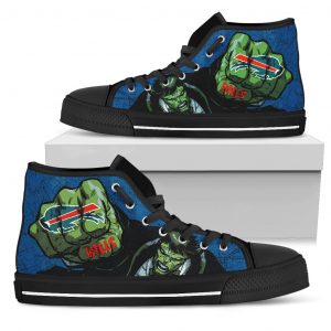 Hulk Punch Buffalo Bills High Top Shoes