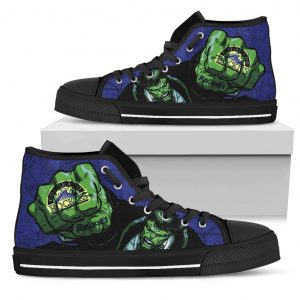 Hulk Punch Colorado Rockies High Top Shoes