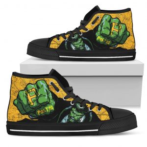 Hulk Punch Pittsburgh Pirates High Top Shoes
