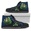 Hulk Punch Texas Rangers High Top Shoes