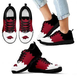 Incredible Line Zig Zag Disorder Beautiful Arkansas Razorbacks Sneakers