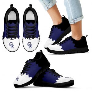 Incredible Line Zig Zag Disorder Beautiful Colorado Rockies Sneakers