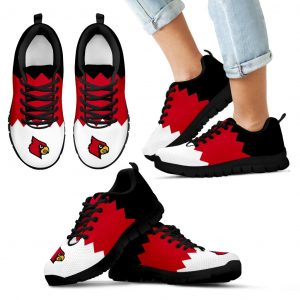 Incredible Line Zig Zag Disorder Beautiful Louisville Cardinals Sneakers