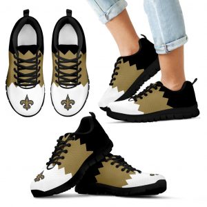 Incredible Line Zig Zag Disorder Beautiful New Orleans Saints Sneakers