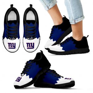 Incredible Line Zig Zag Disorder Beautiful New York Giants Sneakers