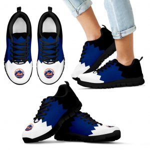 Incredible Line Zig Zag Disorder Beautiful New York Mets Sneakers